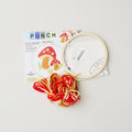 Mushroom Punch Needle Embroidery Kit