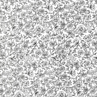 Blackout - Vines Snow Yardage