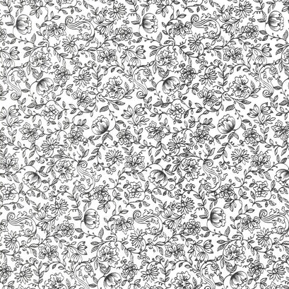 Blackout - Vines Snow Yardage