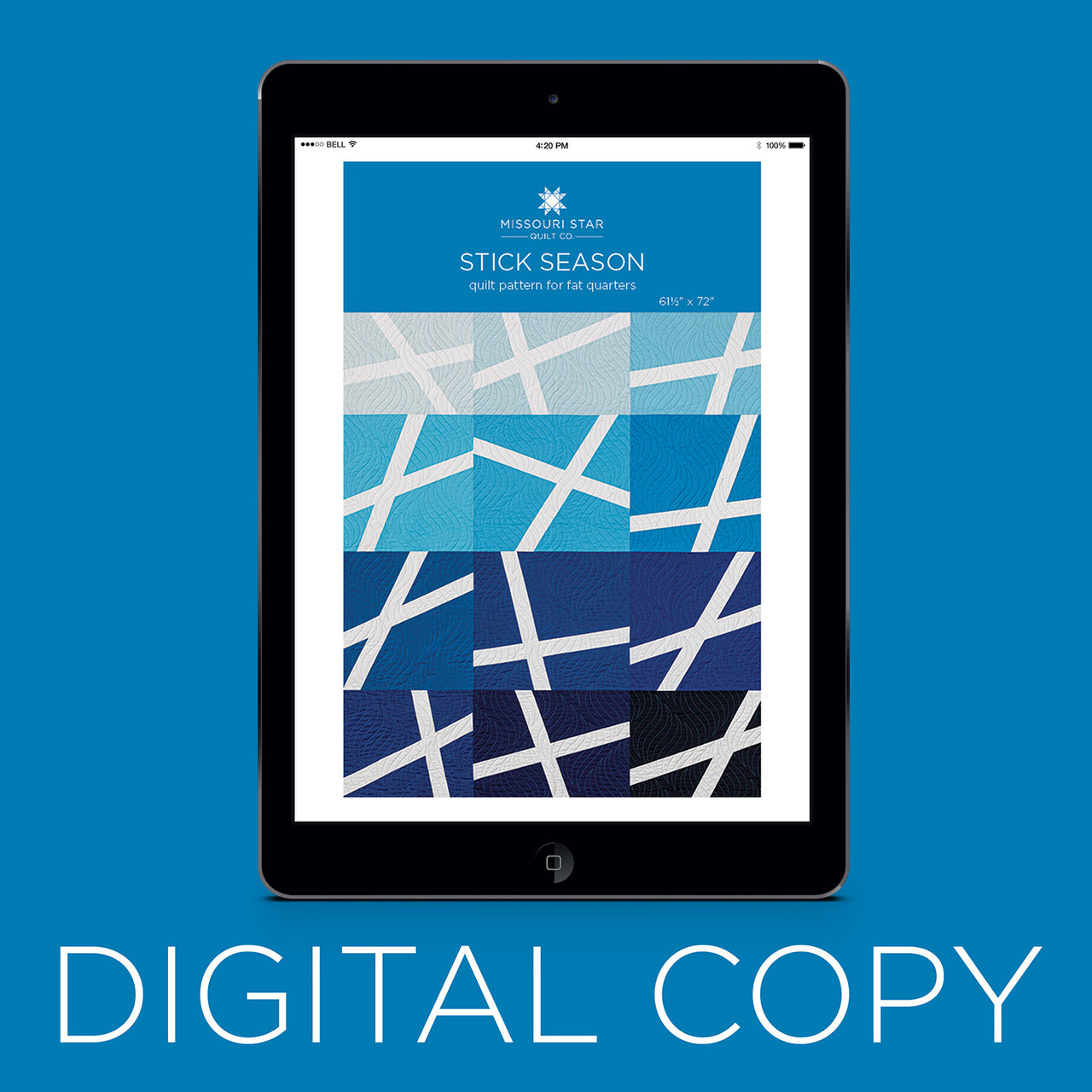 Digital Download - Stick Season Quilt Pattern by Missouri Star