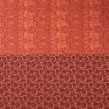 Celebrating 50 Years of Moda - Four In One Blender Print Burgundy Yardage