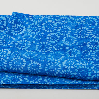 Java Batiks - Sunflower Blue 2 Yard Cut