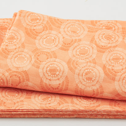 Wilmington Essentials - Circle Burst Orange 3 Yard Cut