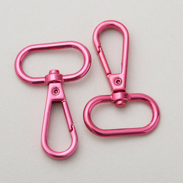 Sallie Tomato Tula Pink 1" Swivel Hook Oval Ring - Set of Two Pink Primary Image