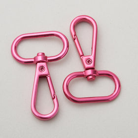 Sallie Tomato Tula Pink 1" Swivel Hook Oval Ring - Set of Two Pink Primary Image