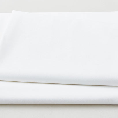 Quilter's Flour V - Wave Geo Pigment White on White 3 Yard Cut
