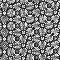 Blackout (Robert Kaufman) - Flowers Jet Yardage Primary Image