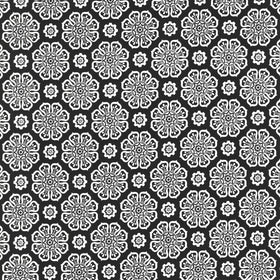Blackout (Robert Kaufman) - Flowers Jet Yardage Primary Image