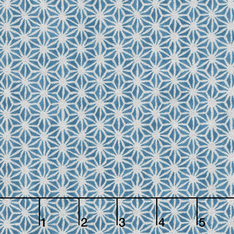 Imperial Collection 14 - Indigo Colorstory Stars Blue Metallic Yardage