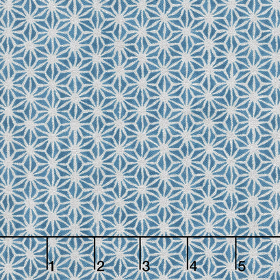 Imperial Collection 14 - Indigo Colorstory Stars Blue Metallic Yardage