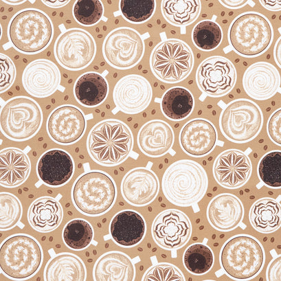Coffee Life - Coffee Art Latte Yardage