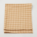 Tea Towel - Checks Gold/Brown Alternative View #1