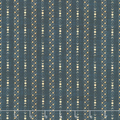 Starfall - Moon Phases Navy Yardage