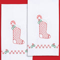 Stocking Embroidery Hand Towel Set