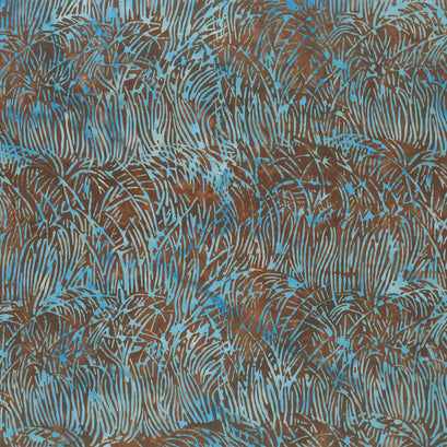 Oasis Batiks - Grass Brown Bronze Yardage