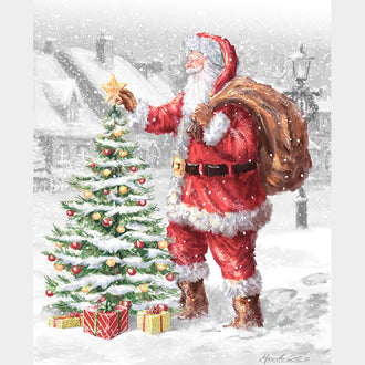 Christmas Wishes - Santa's Tree Multi Panel