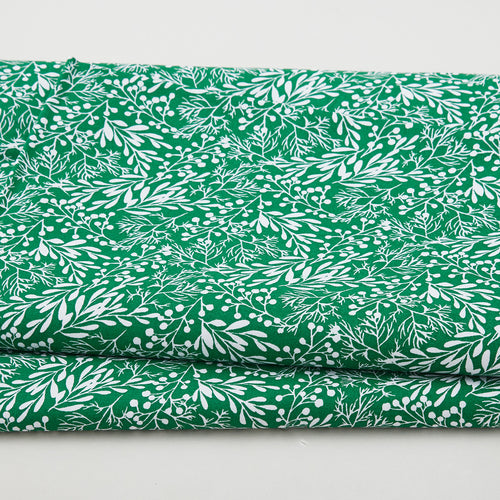 Christmas Colors - Branches Green 108" Wide Backing 3 Yard Cut Primary Image