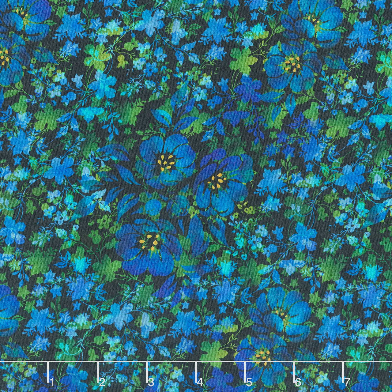 I Dream In Color - Mystic Blue Yardage