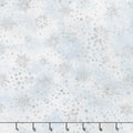 Artisan Batiks - Snowflakes 2 Dots Frost Metallic Yardage