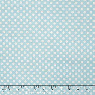Le Creme Dots - Aqua Yardage