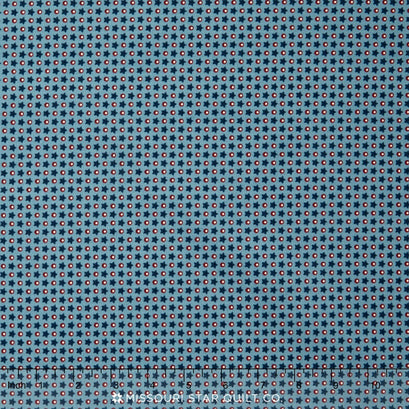 Americana II - Stars and Dots Blue Yardage