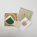 Flamboyant Peacock Wool Felt Embroidery Applique Kit Alternative View #2