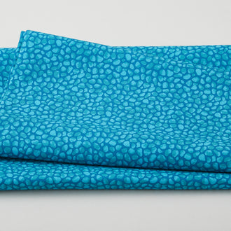 Beach Cats - Beach Pebbles Aqua 2 Yard Cut