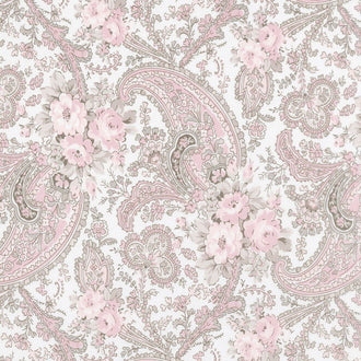 Rose Garden - Paisley Cream Yardage