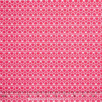 Novelty - Glasses Pink Yardage