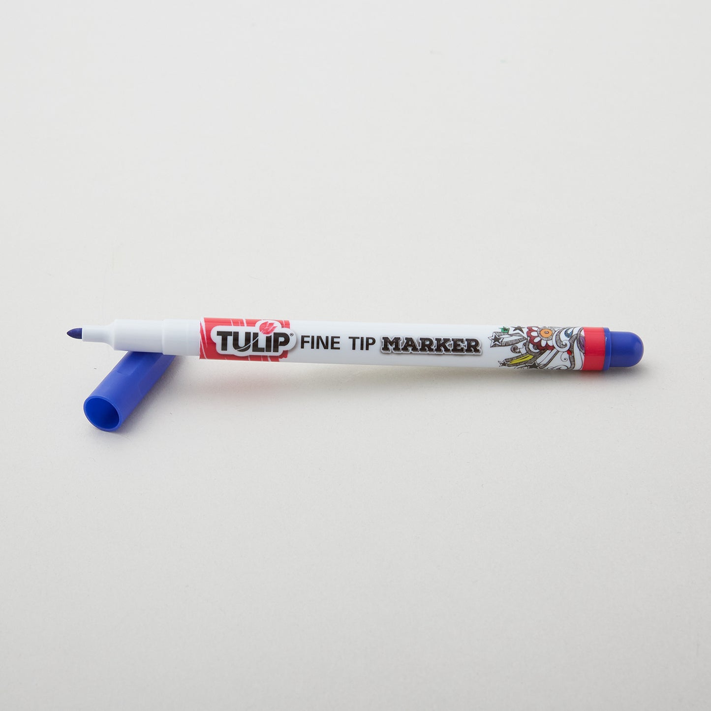 Tulip Fine Tip Fabric Markers - Primary 6 Pack Alternative View #1