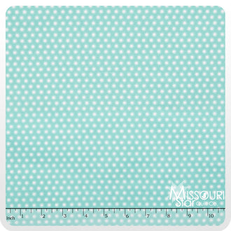 Little Ark - Dot Aqua Yardage