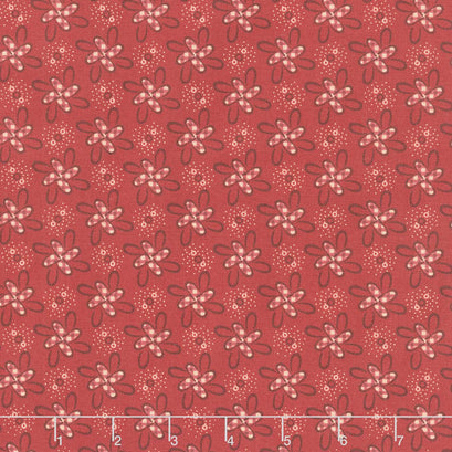 Garnets and Gingham - Whirlygig Garnet Yardage