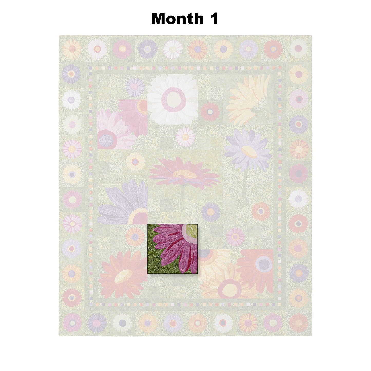 Full Bloom Block of the Month Presale Alternative View #1