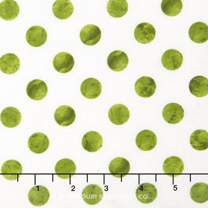 Garden Splendor - Dots Green Yardage
