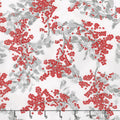 Winter White 3 - Ice Berries Ice Metallic Yardage