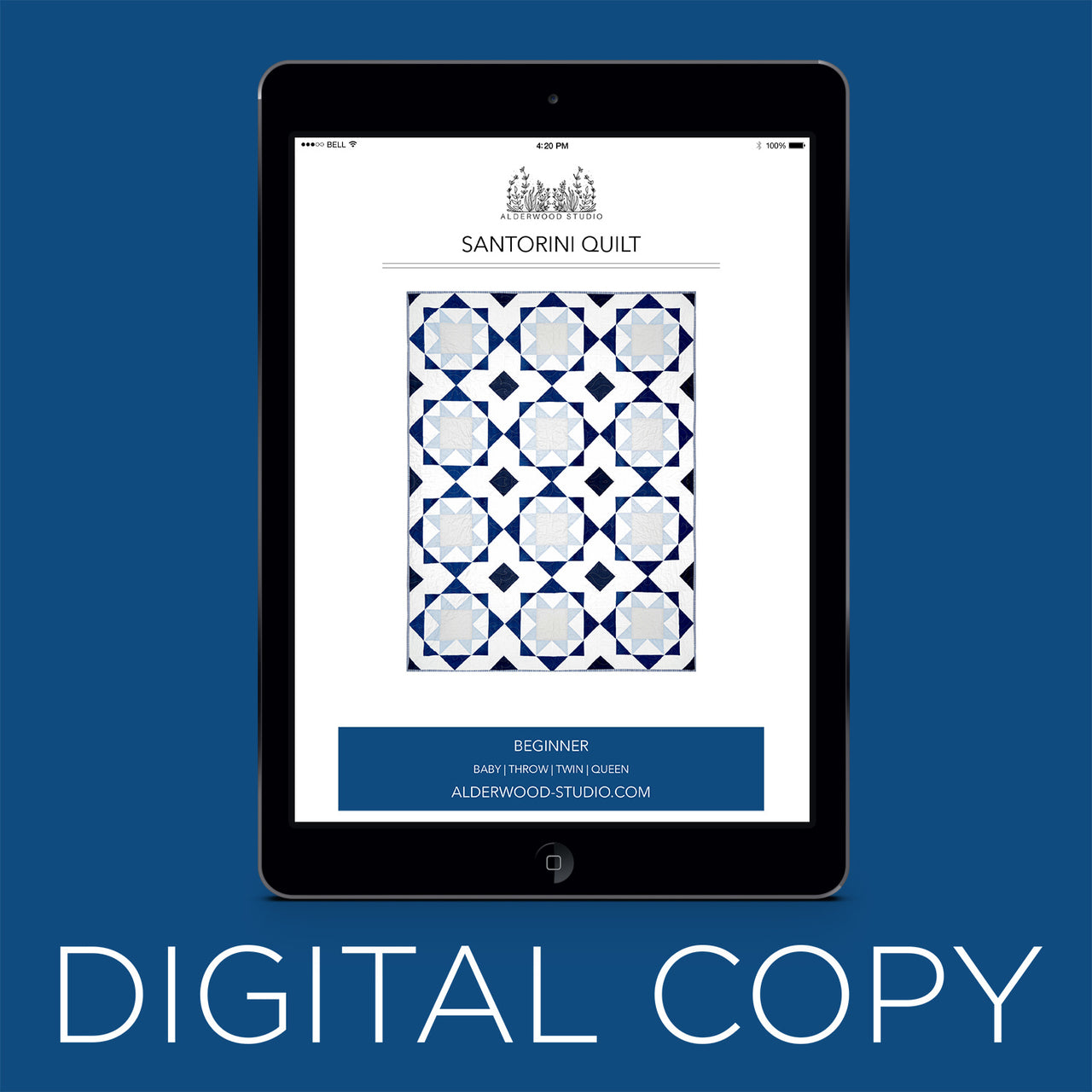 Digital Download - Santorini Quilt Pattern