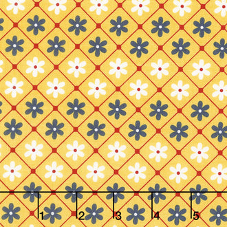 Sunnyside Ave. - Daisies Yellow Yardage