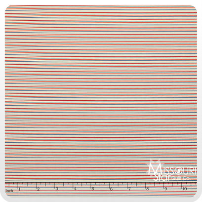 Rocket Age - Stripes Red Yardage