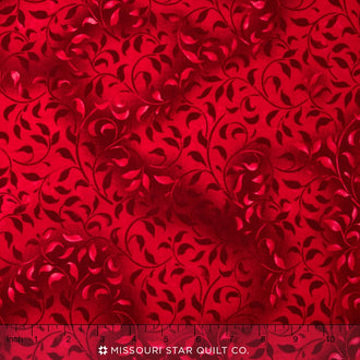 Wilmington Essentials - Climbing Vine Bright Red 108" Backing