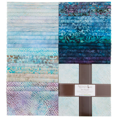 Artisan Batiks - Aqua Spa Ten Squares