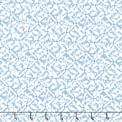 Shoreline - Lattice Light Blue Yardage