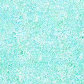 Tonga Batiks - Pixie Water Painted Floral Meadow Yardage