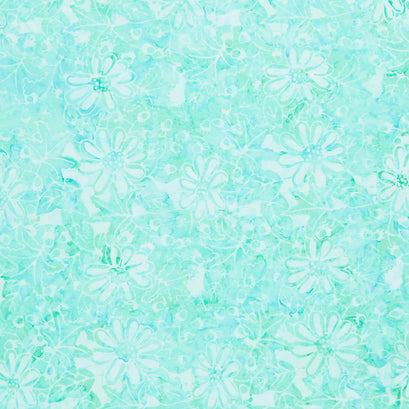 Tonga Batiks - Pixie Water Painted Floral Meadow Yardage
