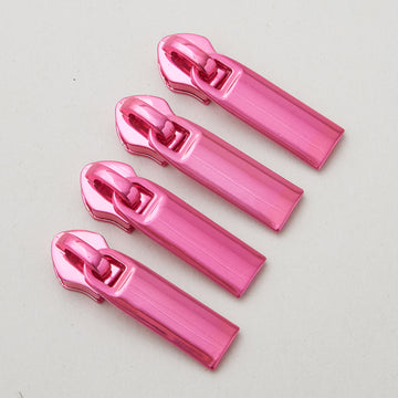 Sallie Tomato Tula Pink #5 Rectangle Zipper Pulls - Set of Four Pink Primary Image