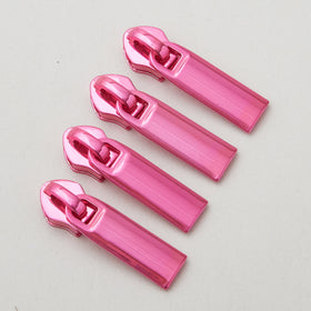 Sallie Tomato Tula Pink #5 Rectangle Zipper Pulls - Set of Four Pink Primary Image