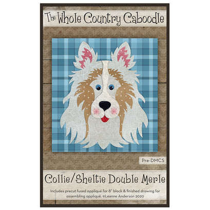 Collie/Sheltie Double Merle Precut Fused Appliqué Pack