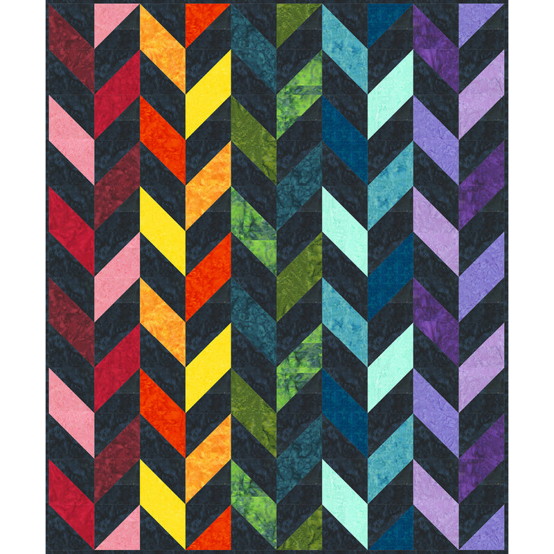 Color Shift Free Quilt Pattern by Katie Hampton