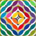 Colour Ripple Pattern