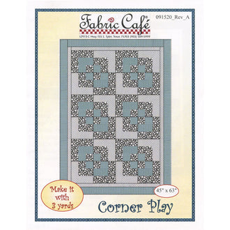 Corner Play 3 Yard Quilt Pattern