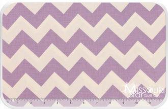 Cotton Chevrons - Lavendar Yardage